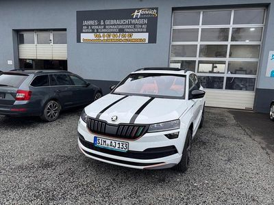 Gebraucht Skoda Karoq SportLine 150 PS (110 kW) 2021 Weiß SUV