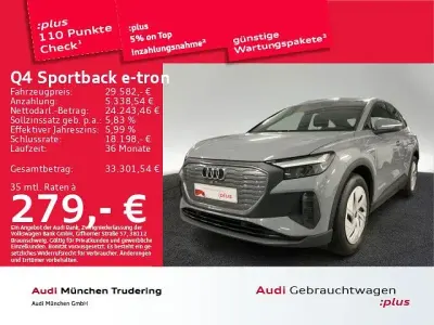 Gebraucht Audi Q4 Sportback e-tron Comfort 150 kW (204 PS) 2023 Kieselgrau SUV