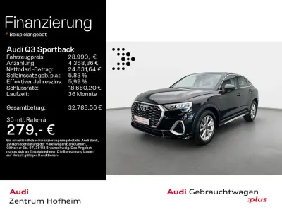Gebraucht Audi Q3 Sportback S-Line 150 PS (110 kW) 2023 Mythosschwarz metallic SUV