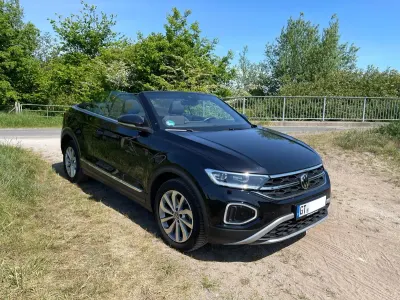 Gebraucht VW T-Roc Cabriolet 150 PS (110 kW) 2022 Schwarz Cabrio