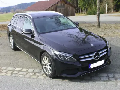 Usata Mercedes C220 Avantgarde 170 CV (125 kW) 2015 Nero Station wagon