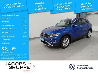 Second-hand VW T-Roc Life 116 CP (85 kW) 2025 Albastru SUV