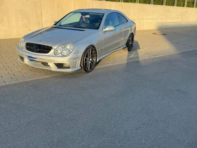 Gebraucht Mercedes CLK320 AMG 2007 Silber Coupé