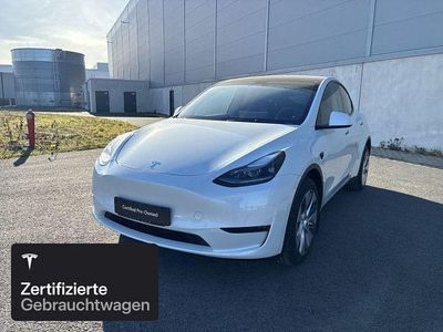 Weiß Gebraucht 2022 Tesla Model Y Long Range AWD SUV | 36.500 € (Teuer)