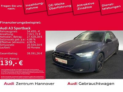 Gebraucht Audi A3 S-Line 150 PS (110 kW) 2024 Navarrablau metallic Limousine