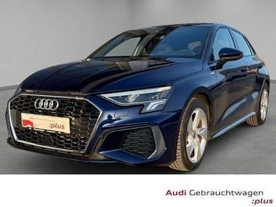 Second-hand Audi A3 S-Line 116 CP (85 kW) 2023 Albastru Berlinǎ