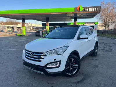 Gebraucht Hyundai Santa Fe Style 197 PS (144 kW) 2014 Weiß SUV