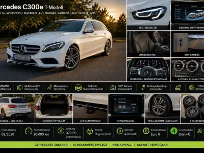 Gebraucht Mercedes E300 320 PS (235 kW) 2020 Weiß Kombi