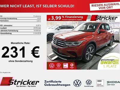Usata VW Tiguan Elegance 245 CV (180 kW) 2022 Rosso SUV