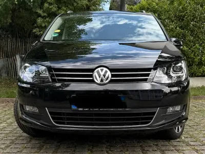 Gebraucht VW Sharan Sound 150 PS (110 kW) 2017 Schwarz Van / Kleinbus