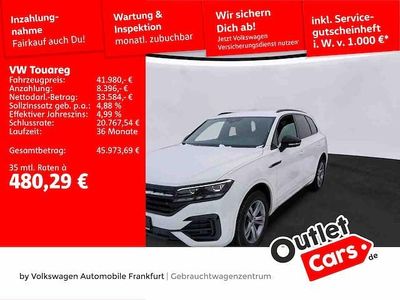 Gebraucht VW Touareg R-line 231 PS (169 kW) 2022 Weiß SUV