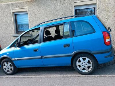 Gebraucht Opel Zafira 2001 Blau Van / Kleinbus