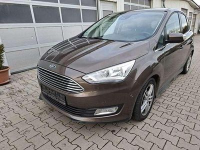 Gebraucht Ford C-MAX Titanium 150 PS (110 kW) 2018 Toffeebraun metallic Van / Kleinbus
