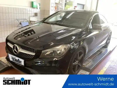 Gebraucht Mercedes CLA220 AMG line Plus 177 PS (130 kW) 2018 Nachtschwarz uni Limousine