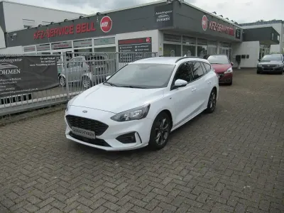 Gebraucht Ford Focus ST-Line 120 PS (88 kW) 2019 Weiß Kombi