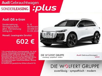 Gebraucht Audi Q6 e-tron Sport 284 kW (387 PS) 2025 Gletscherweiß metallic SUV