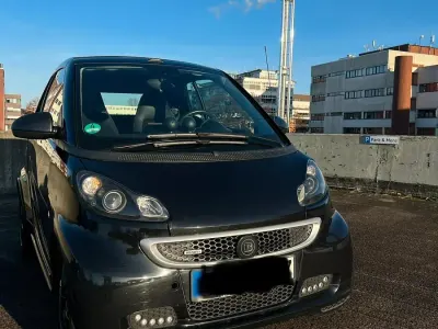 Gebraucht Smart ForTwo Cabrio Brabus 2014 Schwarz Cabrio