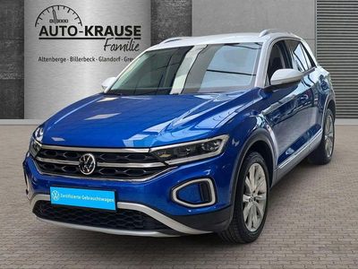 Usata VW T-Roc Style 110 CV (80 kW) 2022 Blu SUV