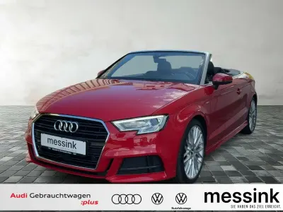 Gebraucht Audi A3 Cabriolet Design 150 PS (110 kW) 2020 Tangorot metallic/verdeck schw Cabrio