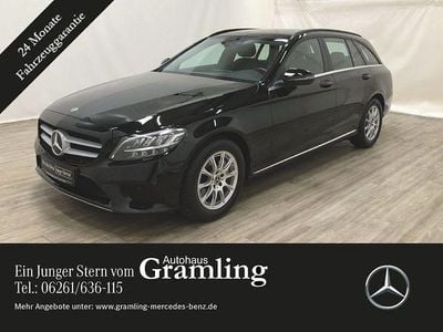 Gebraucht Mercedes C220 194 PS (142 kW) 2020 Unilack schwarz Kombi