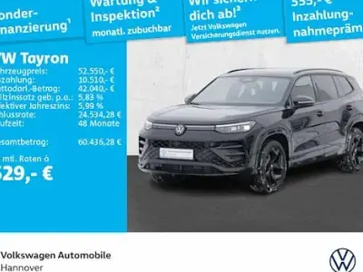 Ny VW Tayron R-line 204 HK (150 kW) 2026 Sort SUV