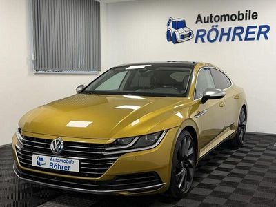 Gebraucht VW Arteon 239 PS (175 kW) 2017 Gelb kurkumagelb metallic (metallic) Kleinwagen