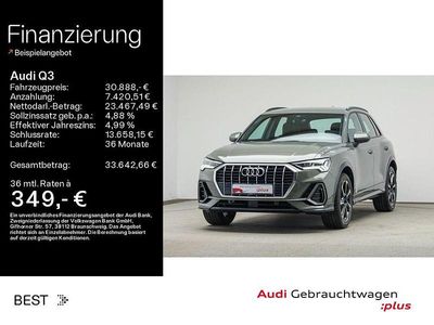 Gebraucht Audi Q3 S-Line 150 PS (110 kW) 2020 Z7 chronosgrau metallic (metallic) SUV