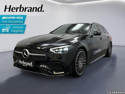 Gebraucht Mercedes C220 AMG 197 PS (144 kW) 2026 Metalliclack obsidianschwarz Kombi