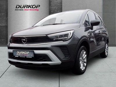 Gebraucht Opel Crossland X Elegance 110 PS (80 kW) 2022 Mondstein grau/e:vulkan grau (metallic) SUV