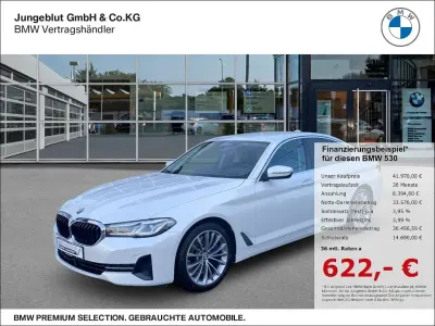 Brugt BMW 530 Sport Line 286 HK (210 kW) 2023 Hvid Sedan