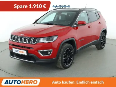 Gebraucht Jeep Compass Limited 170 PS (125 kW) 2018 Rot SUV