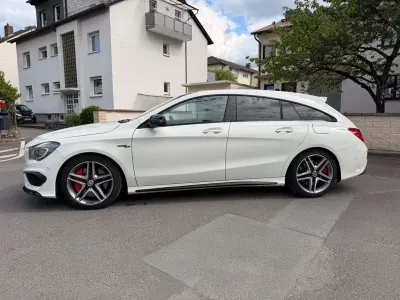 Gebraucht Mercedes CLA45 AMG Shooting Brake AMG 381 PS (280 kW) 2015 Weiß Kombi