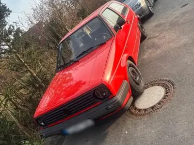Gebraucht VW Golf II 54 PS (39 kW) 1985 Rot Kleinwagen
