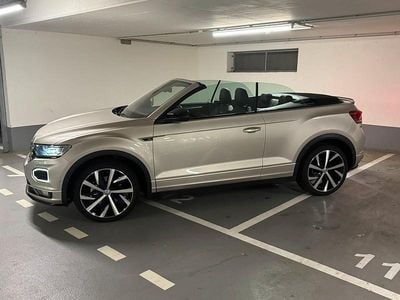 Gebraucht VW T-Roc Cabriolet R-line Edition 150 PS (110 kW) 2020 Beige Cabrio