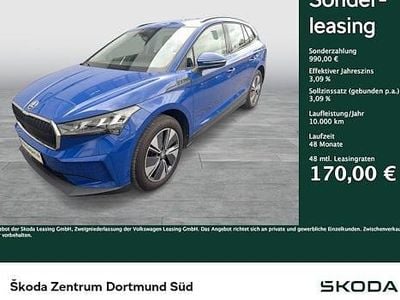 Second-hand Skoda Enyaq iV Loft 250 kW (340 CP) 2023 Albastru SUV