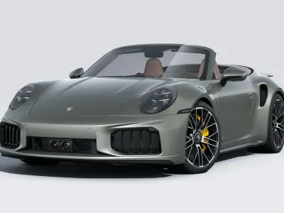Neu Porsche 911 Turbo S 711 PS (522 kW) 2026 Grün Coupé