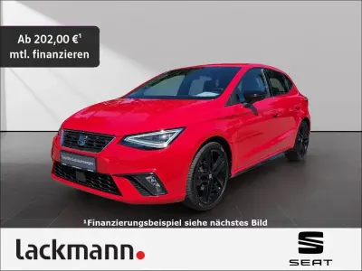 Używany Seat Ibiza Black Edition 150 KM (110 kW) 2023 Czerwony Hatchback