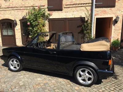 Gebraucht VW Golf Cabriolet 72 PS (52 kW) 1990 Schwarz Cabrio