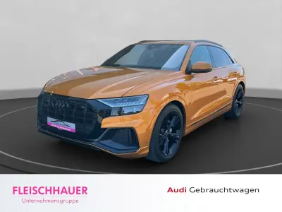 Gebraucht Audi Q8 S-Line 286 PS (210 kW) 2023 Orange SUV