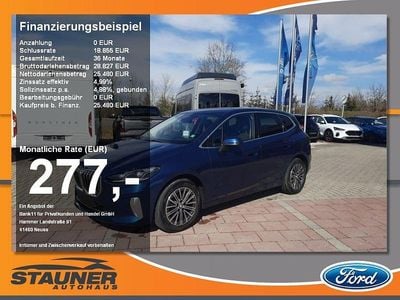 Gebraucht BMW 218 Active Tourer Luxury Line 136 PS (100 kW) 2023 Phytonicblau metallic Van / Kleinbus