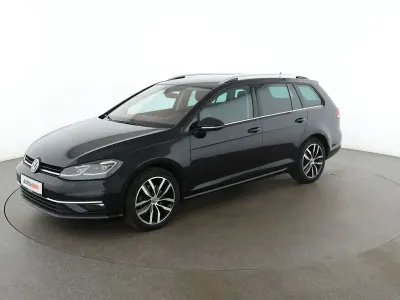Gebraucht VW Golf VII Highline 2018 Schwarz Kombi