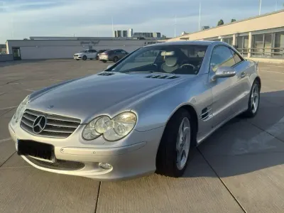 Gebraucht Mercedes SL500 306 PS (225 kW) 2002 Silber Cabrio