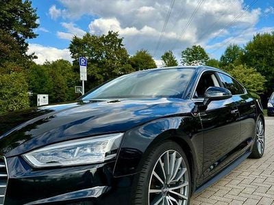 Schwarz Gebraucht 2017 Audi A5 Sportback S-Line Kleinwagen | 18.400 € (Fairer Preis)