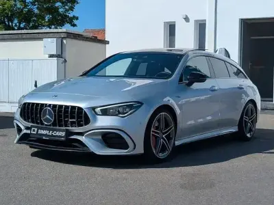 Gebraucht Mercedes CLA45 AMG Shooting Brake AMG 422 PS (310 kW) 2020 Iridiumsilber  metalliclack Kombi
