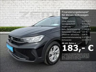 Gebraucht VW Taigo Life 110 PS (80 kW) 2024 Schwarz SUV