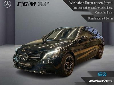 Usata Mercedes C300e AMG line 320 CV (235 kW) 2020 Nero Station wagon