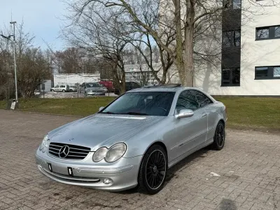 Używany Mercedes CLK240 170 KM (125 kW) 2002 Srebrny Coupe