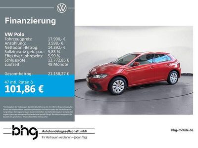 Gebraucht VW Polo Life 80 PS (58 kW) 2025 Kings red metallic Limousine