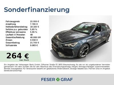 Gebraucht Cupra Leon 204 PS (150 kW) 2023 Magnetic grau metallic Kombi