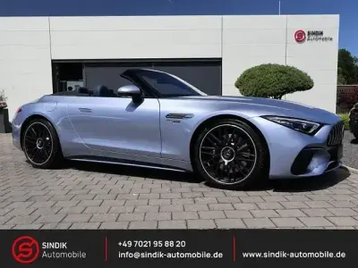 Gebraucht Mercedes SL63 AMG AMG 585 PS (430 kW) 2023 Blau Cabrio